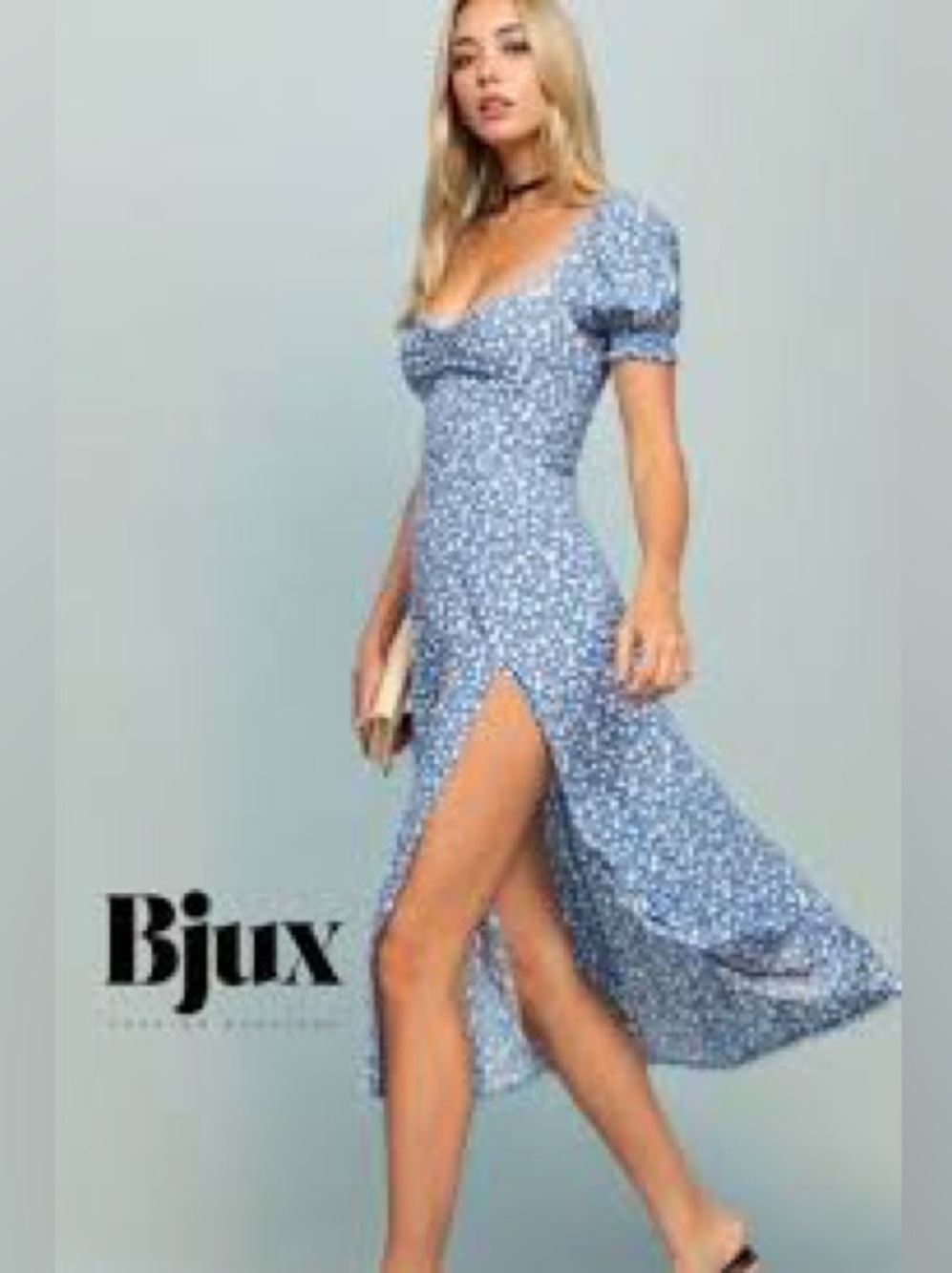 BARDOT maxi slit front dress!